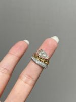 2CTW Pear Shape Lab Grown Diamond Engagement Ring Instagram