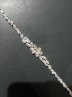 12CTW Pear Cut Lab Grown Diamond Bracelet in 18K White Gold