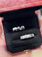 Full Circle Lab Grown Diamond Wedding Band Ring in 18K White Gold