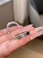 Full Circle Lab Grown Diamond Wedding Band Ring in 18K White Gold