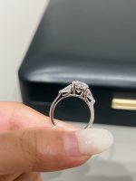 2CTW Round Brilliant Lab Grown Diamond Engagement Ring Three-Stone