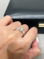 2CTW Round Brilliant Lab Grown Diamond Engagement Ring Three-Stone
