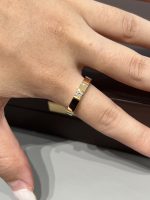 0.1CTW Round Cut Lab Grown Diamond Wedding Band For Men