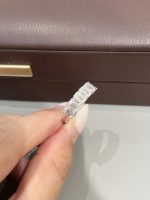 Half Circle 3CTW Emerald Cut Lab Grown Diamond Wedding Band For Women