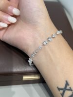 6.5CTW Full Circle Lab Grown Diamond Bracelet in 18K White Gold