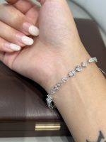 6.5CTW Full Circle Lab Grown Diamond Bracelet in 18K White Gold