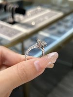 3CTW Round Brilliant Lab Grown Diamond Engagement Ring Four Prong