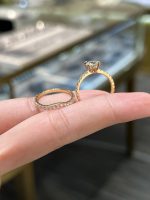 1CTW Round Brilliant Lab Grown Diamond Engagement Ring Four Prong