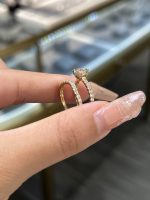 1CTW Round Brilliant Lab Grown Diamond Engagement Ring Four Prong