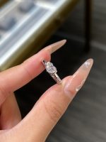 1CTW Heart Cut Lab Grown Diamond Engagement Ring