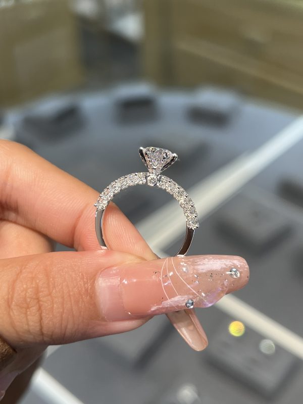 1.5CTW Round Brilliant Lab Grown Diamond Engagement Ring