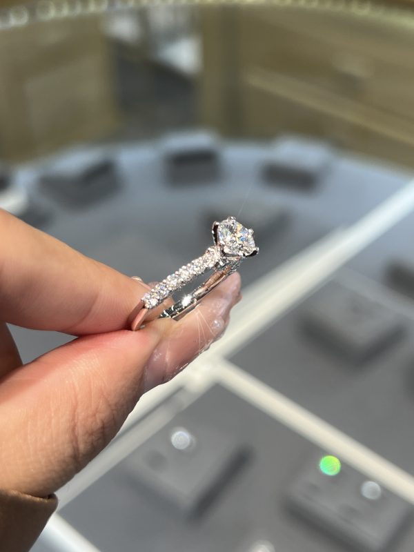 1.5CTW Round Brilliant Lab Grown Diamond Engagement Ring