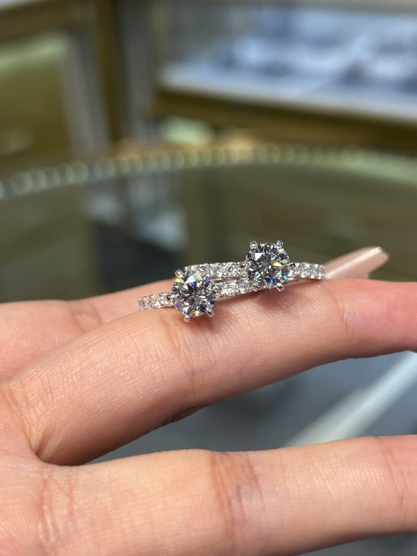 1.5CTW Round Brilliant Lab Grown Diamond Engagement Ring