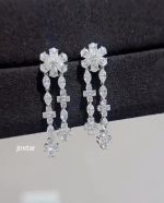 Forget-Me-Not Lab Grown Diamond Earrings Pear Shape and Marquise Cut