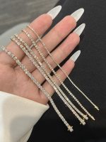 Lab Grown Diamond Tennis Bracelet Four Prong in 18K Yellow Gold