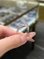 2CTW Round Brilliant Lab Grown Diamond Y Sharp Ring