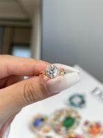 2CTW Round Brilliant Lab Grown Diamond Engagement Ring