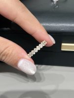 0.8 Carat Oval Cut Lab Grown Diamond Engagement Ring For Women in 18K Yellow Gold