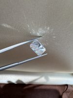 3 Carats Radiant Cut CVD Lab Grown Diamond IGI Certified D VS1