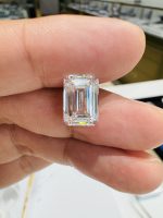 5 Carats Emerald Cut CVD Lab Grown Diamond IGI Certificate D VVS2