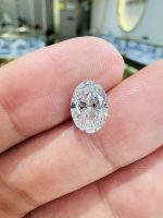 2 Carats Oval Cut CVD Lab Grown Diamond IGI Certification D VS1