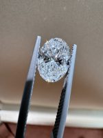 2 Carats Oval Cut CVD Lab Grown Diamond IGI Certification D VS1