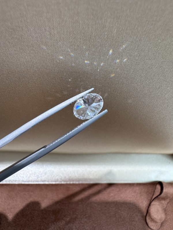 2 Carats Oval Cut CVD Lab Grown Diamond IGI Certification D VS1