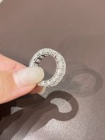 11 Carats Full Circle Emerald Cut Lab Grown Diamond Wedding Band Ring in 18K White Gold