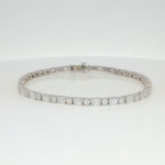 5.16CTW Full Circle Lab Grown Diamond Bracelet In 18K White Gold