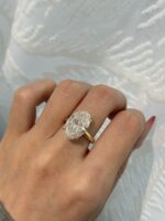 18k Yellow Gold 8.09CTW Oval Cut Lab Grown Diamond Engagement Ring Add to wishlist