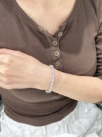 6.24CTW Marquise Cut Lab Grown Diamond Bracelet in 18K White Gold