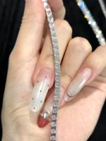 5.21CTW Round Brilliant Lab Grown Diamond Tennis Bracelet Four Prong in 18K White Gold