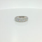 3.0ctw Pave-set Starry Ring, 18K White Gold