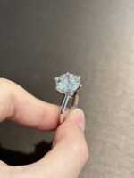 5ct. t.w. Lab Grown Diamond Solitaire Engagement Ring in 18k White Gold Six Prong