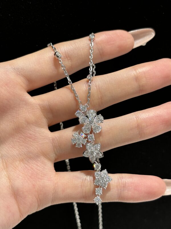 5.5CTW Midsummer Night's Dream 18K Gold Lab Grown Diamond Necklace