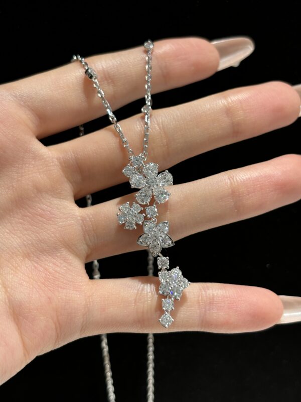 5.5CTW Midsummer Night's Dream 18K Gold Lab Grown Diamond Necklace