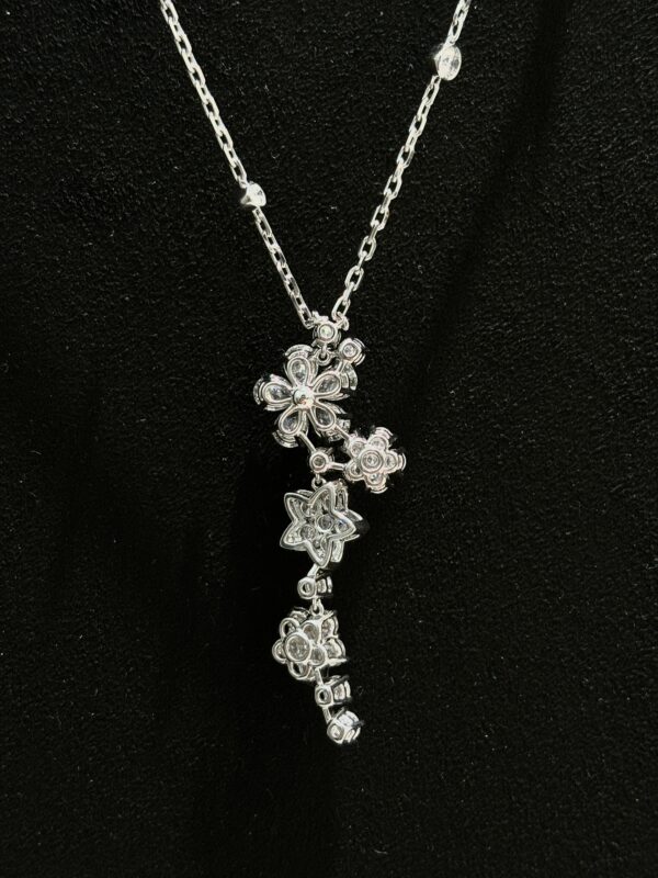 5.5CTW Midsummer Night's Dream 18K Gold Lab Grown Diamond Necklace
