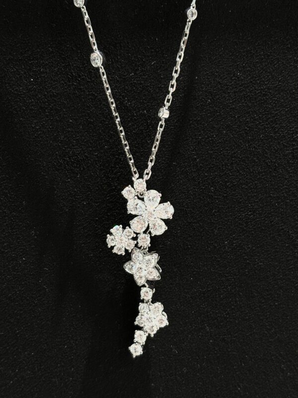 5.5CTW Midsummer Night's Dream 18K Gold Lab Grown Diamond Necklace