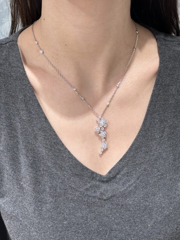 5.5CTW Midsummer Night's Dream 18K Gold Lab Grown Diamond Necklace