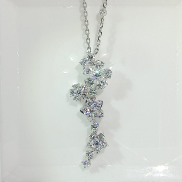5.5CTW Midsummer Night's Dream 18K Gold Lab Grown Diamond Necklace