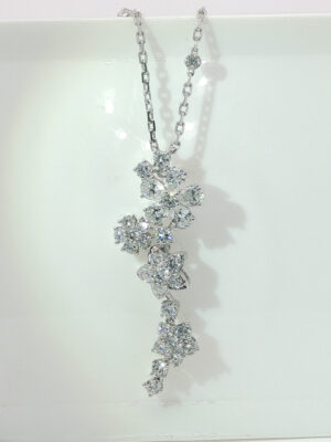 5.5CTW Midsummer Night's Dream 18K Gold Lab Grown Diamond Necklace