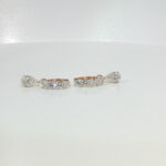 2CTW Pear Lab-Grown Diamond Hoop Earrings in 18K Gold